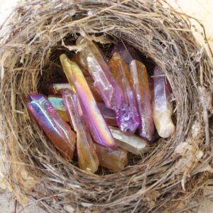 קריסטל ריינבו אורה קוורץ - חיבור לאני העליון, ריפוי רגשי וניקוי ואיזון צ'אקרות