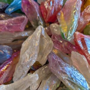 קריסטל ריינבו אורה קוורץ - חיבור לאני העליון, ריפוי רגשי וניקוי ואיזון צ'אקרות